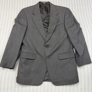 Jones New York Sport Coat Mens 40R Wool Meer And Frank 2 Button Suit Jacket